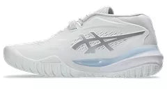 ASICS Women's Gel Resolution X Tennis Shoes - White/Silver | High-Performance Court Shoes for Women | Perfect for Competitive Tennis & Indoor Sports