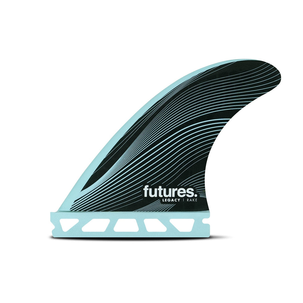 Futures Thruster R3 HC Legacy Series Surfboard Fin - High Performance Blue Surf Fin for Shortboards & Performance Surfing - Perfect for Waves, Competitions & Daily Surf Sessions