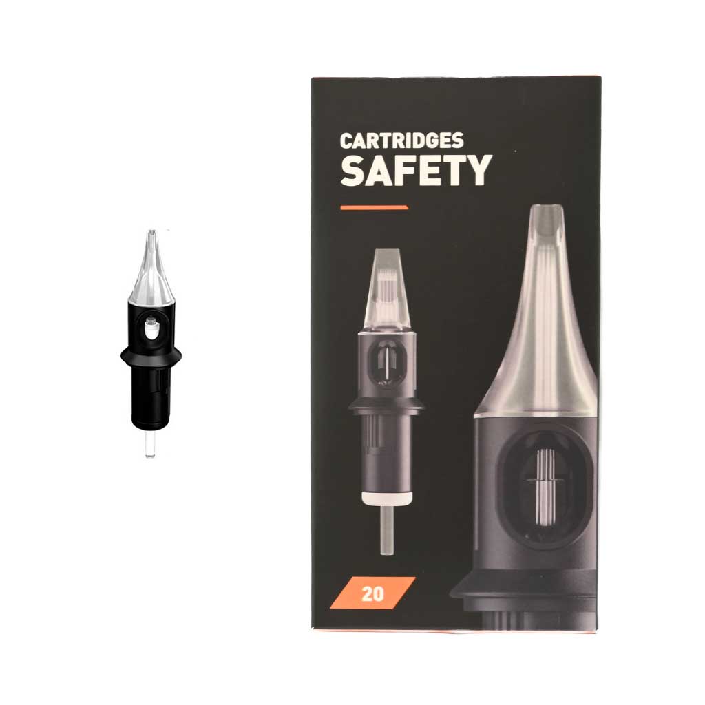 Cheyenne SAFETY Curved Magnum Tattoo Needles - Professional Tattoo Equipment for Artists & Beginners | Perfect for Lining, Shading & Coloring