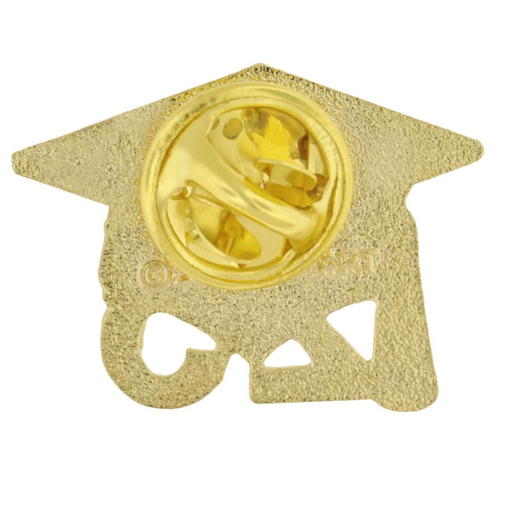PinMart Graduation Cap Enamel Lapel Pin - School Student Gift for Graduation Ceremony, Class of 2023, Commencement Accessories