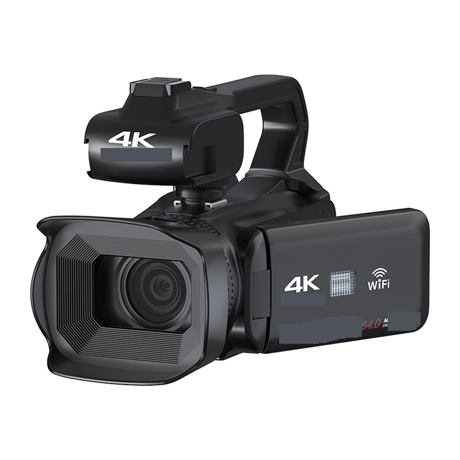BODORME 4K Professional Camcorder with 18X Zoom - 64MP Digital Video Camera, 4