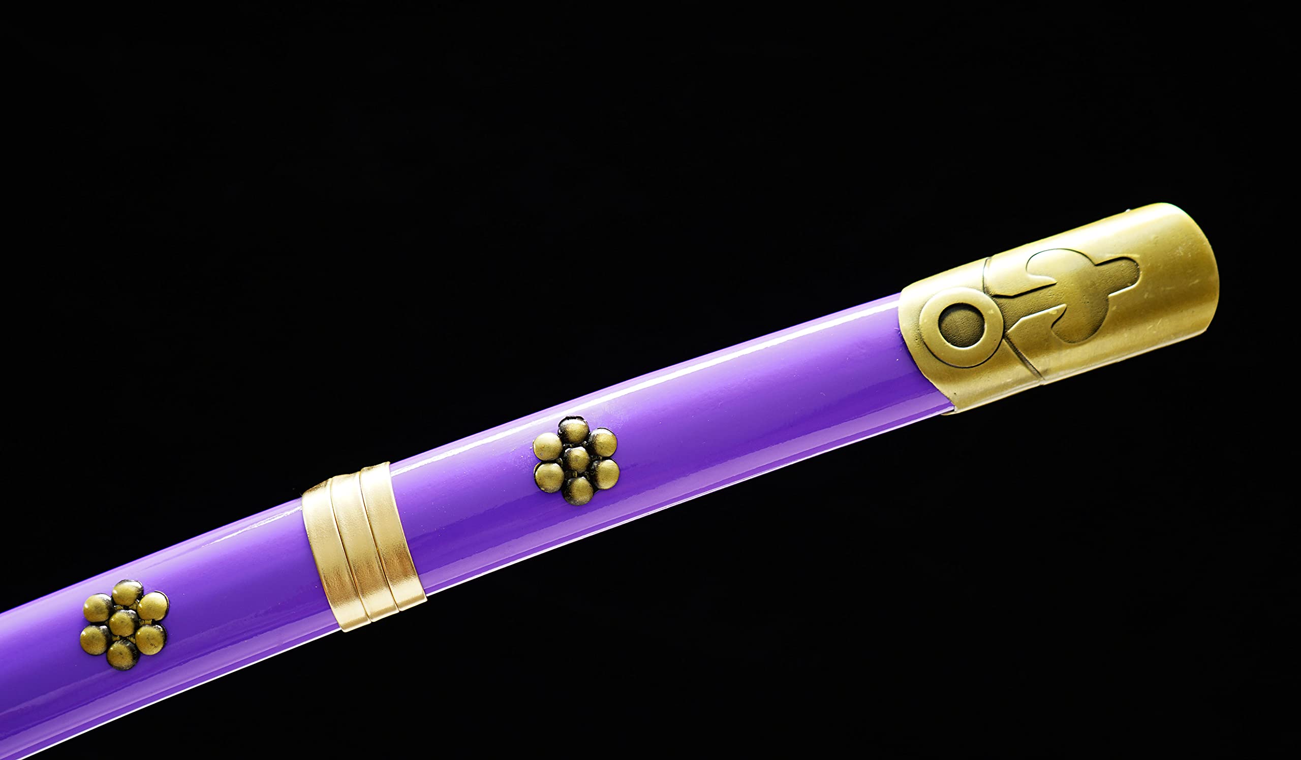 Roronoa Zoro YAMA ENMA & Ameno Habakiri Replica Sword - Carbon Steel Anime Cosplay Weapon for One Piece Fans | Perfect for Costume, Display & Collecting
