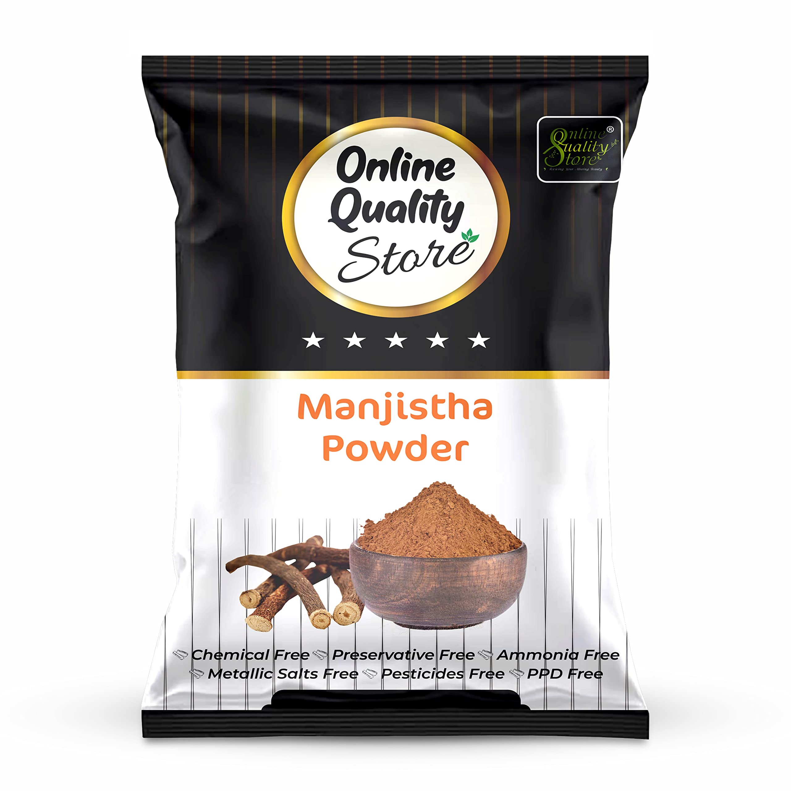 Organic Manjistha Powder 100g - Pure & Natural for Skin Whitening, Hair & Face Care | Beauty Routine