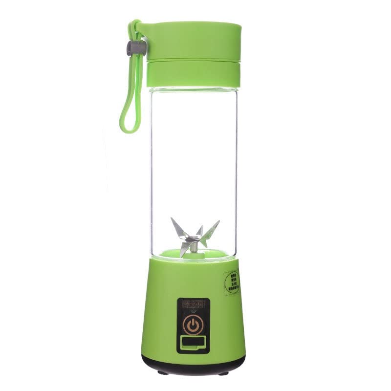Portable USB Rechargeable Mini Juicer - Multifunctional Personal Blender for Smoothies, Juicing & Shakes | Travel, Office, Gym & Home Use | Easy to Clean & Operate | Large 6-Blade Capacity (Color Options Available)