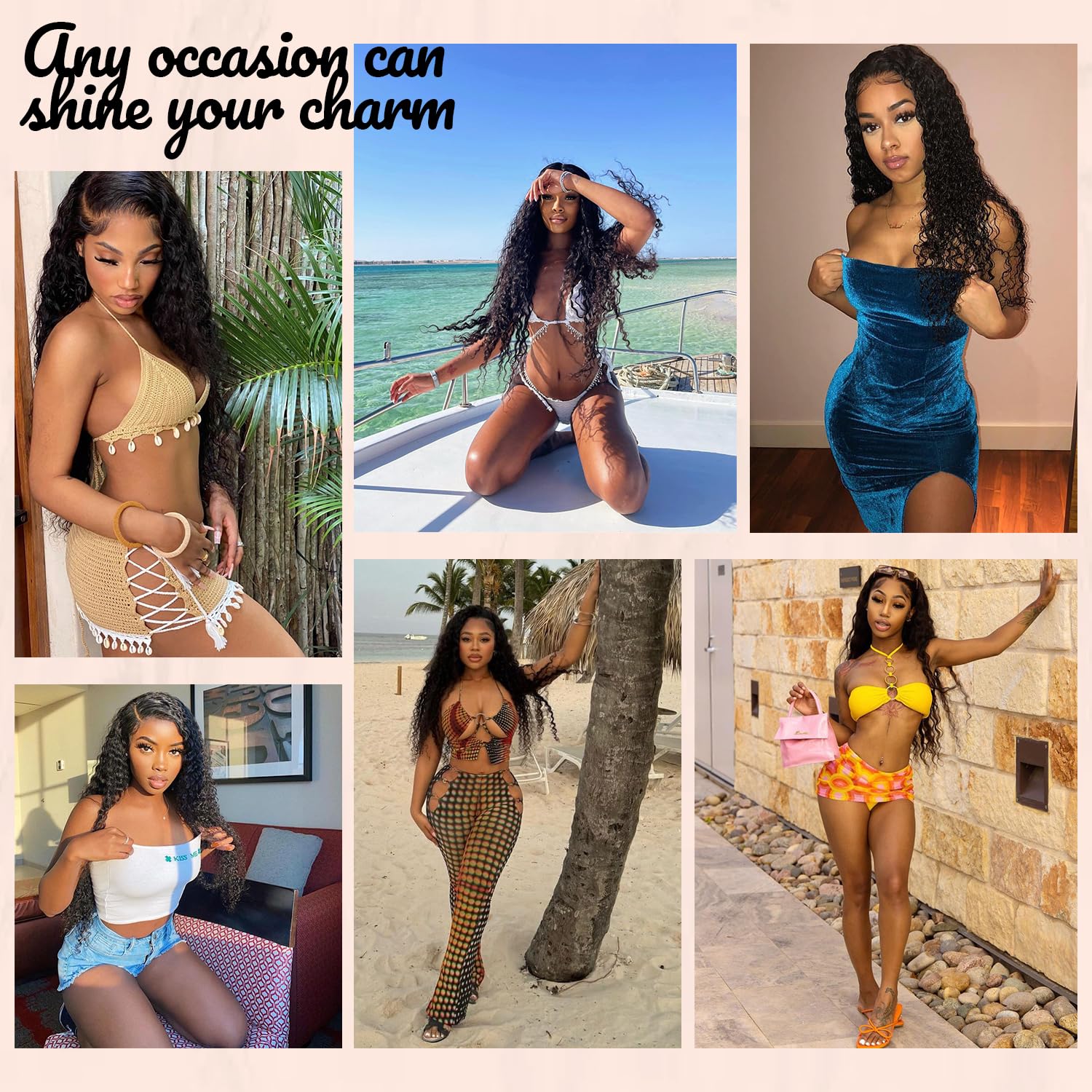 30 Inch Deep Wave Lace Front Wigs Human Hair - 200% Density 6x6 HD Transparent Lace Frontal - Glueless Wet & Wavy Pre-Plucked with Baby Hair - Perfect for Daily Wear, Cosplay, and Special Occasions