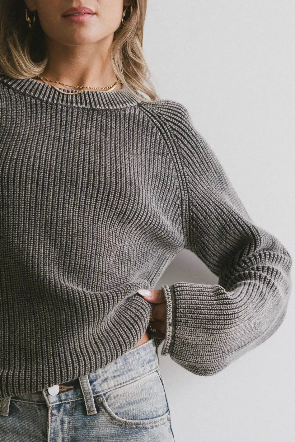 Aveline Black Knit Sweater for Women | Cozy Winter Pullover | Perfect for Casual Outfits, Office Wear & Holiday Gatherings