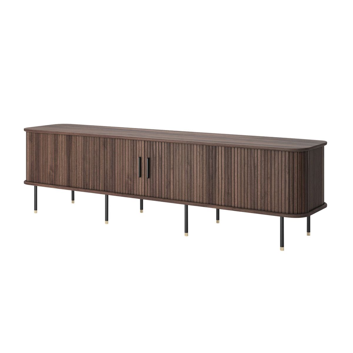 Ipanema Large TV Stand - Modern Entertainment Center for Living Room, Bedroom & Home Theater - Durable Wooden TV Cabinet with Storage Shelves