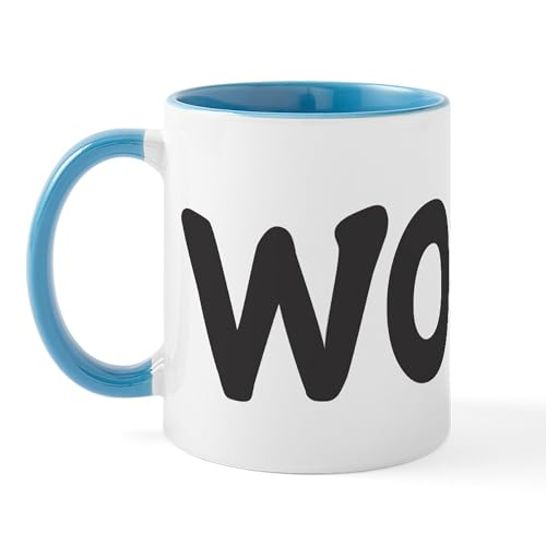 White/Blue Inside - Woof Mug