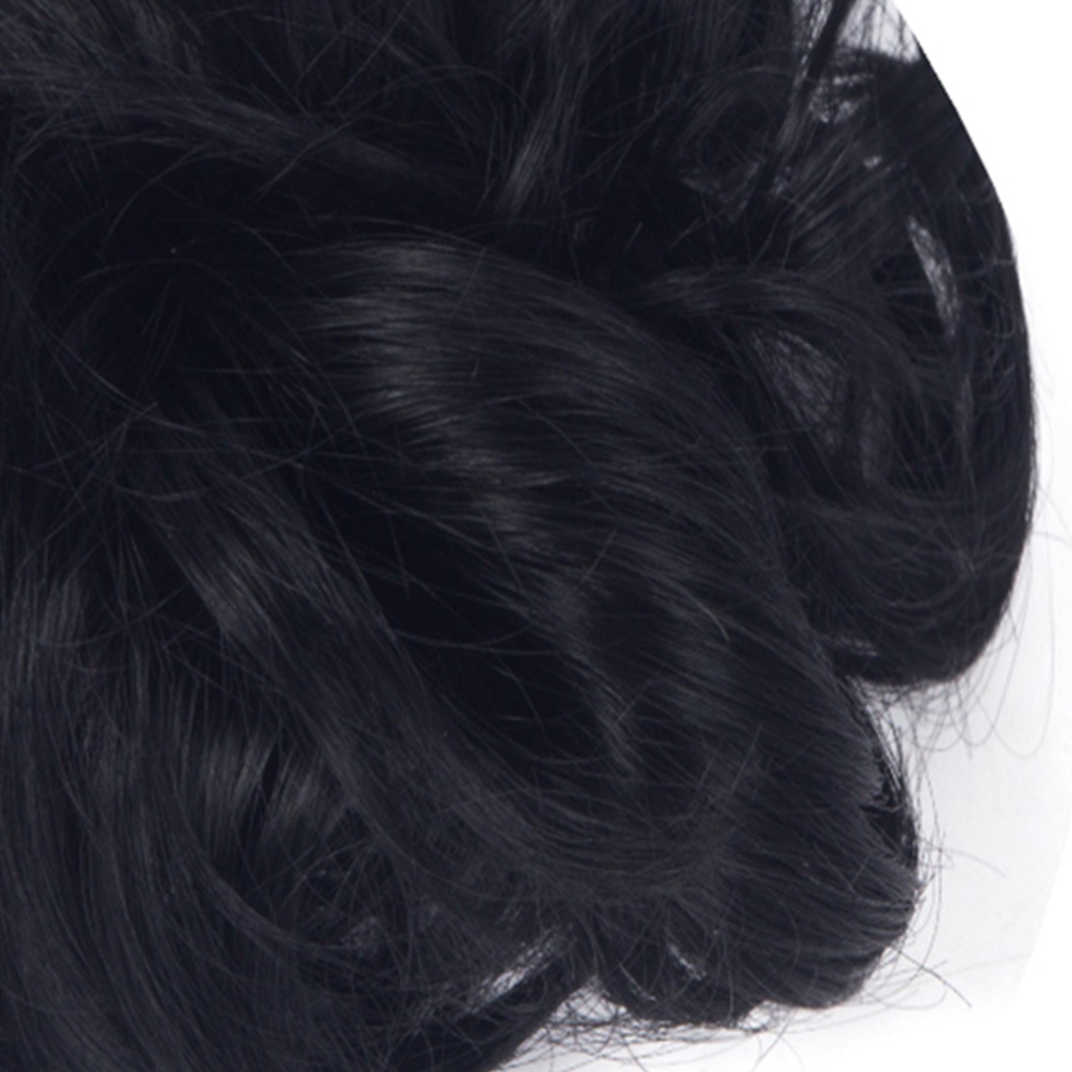 Messy Bun Hair Extensions - Clip-in Chignon Updo Hairpiece with Scrunchy for Women | Perfect for Weddings, Parties & Everyday Styling