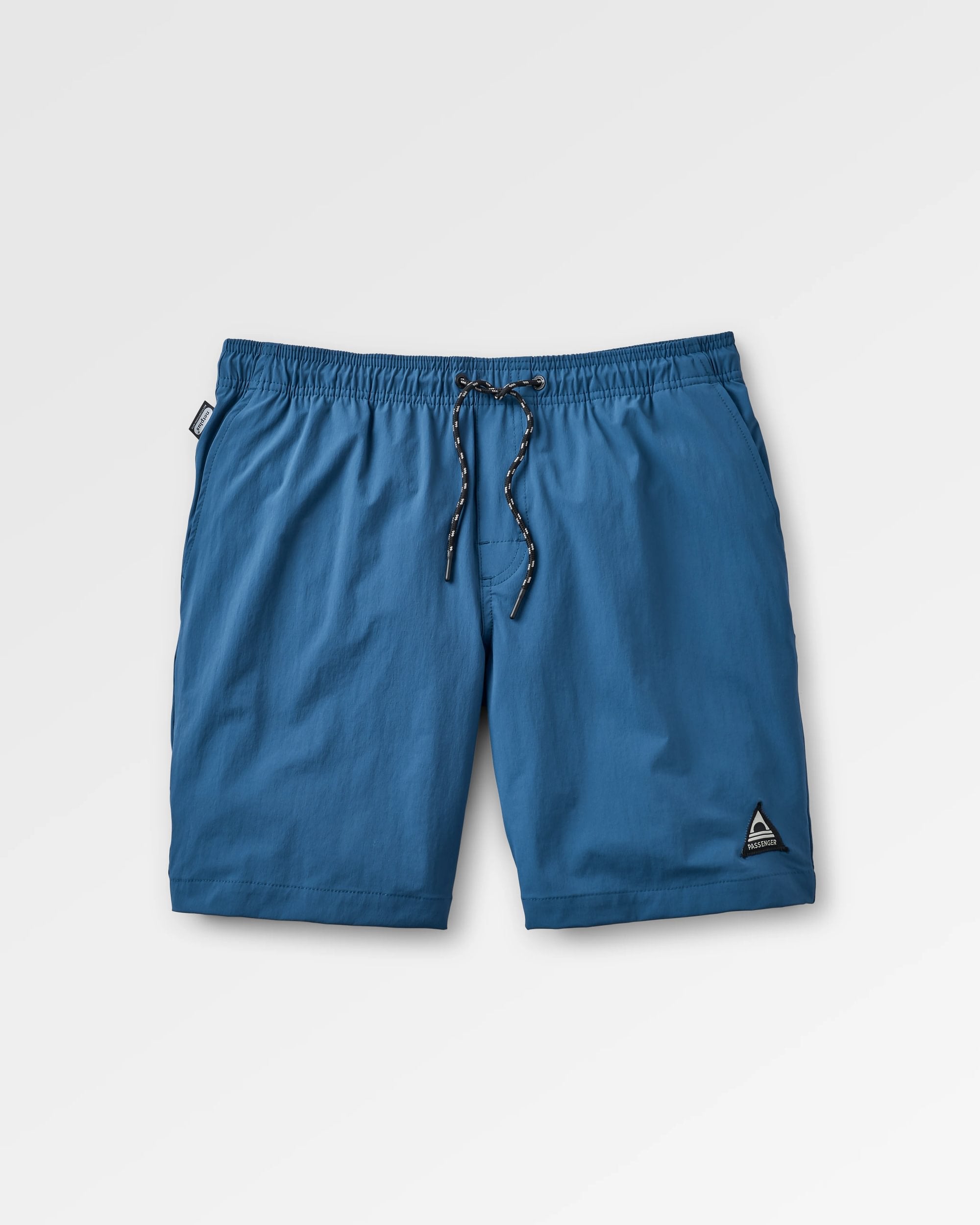 Men's Drifter Beach Lined Shorts - Dark Denim Stretch Comfortable Casual Swimwear for Summer Vacation, Surfing, and Outdoor Activities