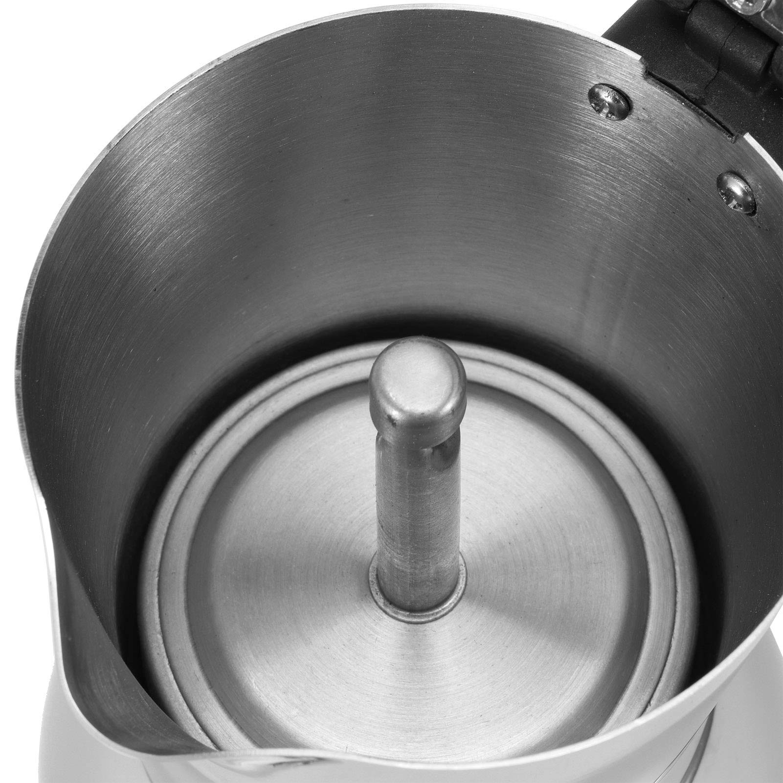 4 Cup Moka Pot - Stainless Steel Stovetop Espresso Maker | Italian Coffee Percolator for Home, Coffee Shop & Camping | Perfect for Espresso, Latte & Outdoor Brewing