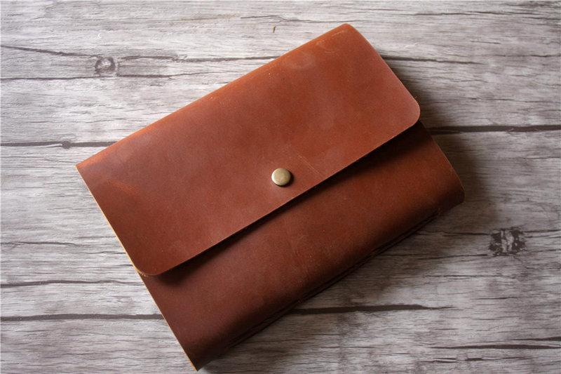 Personalized Engraved Leather Memorial Guest Book Album - Elegant Keepsake for Funerals, Weddings & Special Events