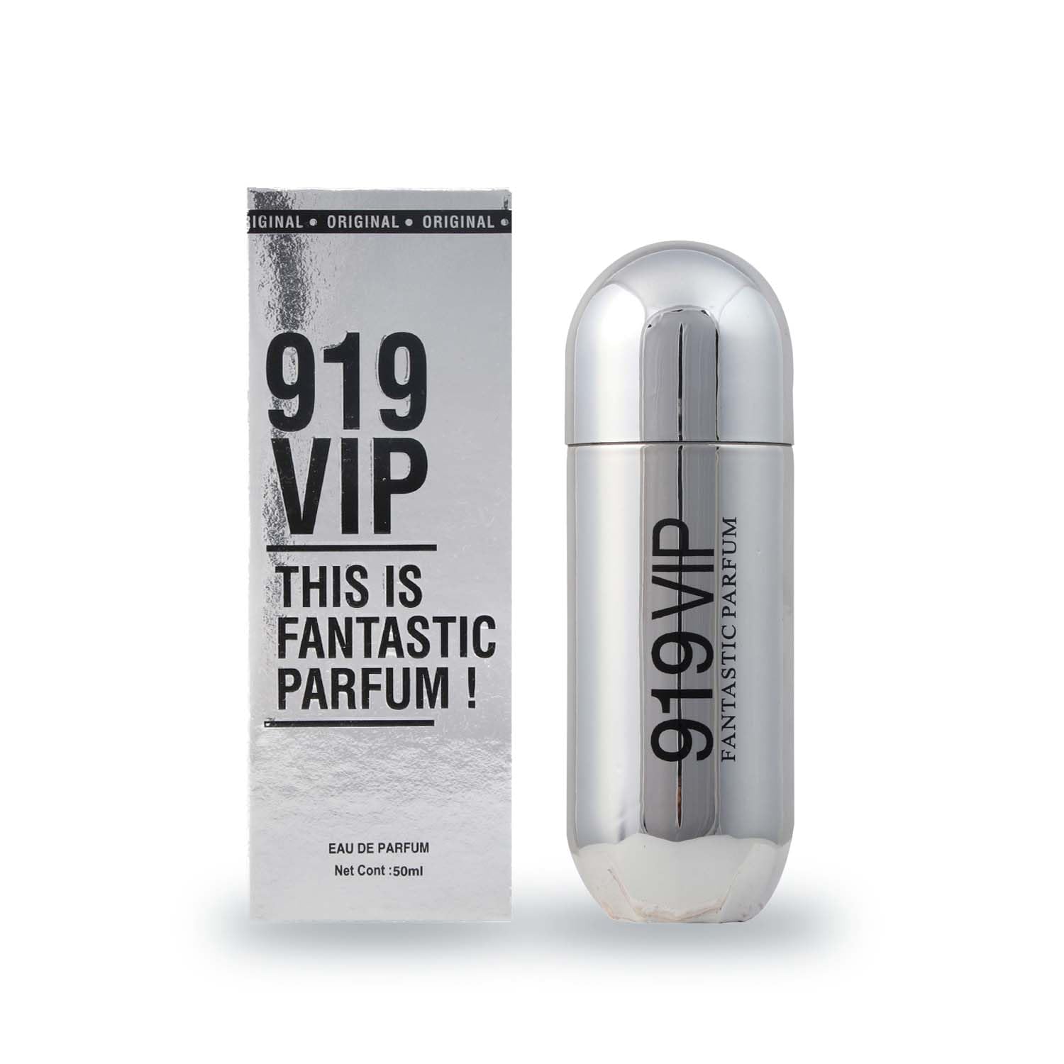 Ramco 919 VIP Premium Long Lasting Perfume for Men & Women - 50ml Eau de Parfum, Silver Bottle | Day & Night Fragrance, Gift for Him/Her, Date Night & Special Occasions