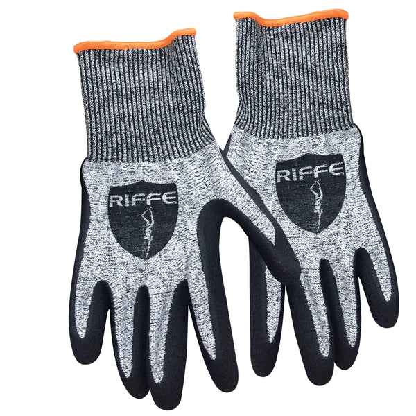 Riffe Holdfast High Performance Cut Resistant Gloves - Durable Safety Work Gloves for Construction, Metalworking & Food Processing Industries