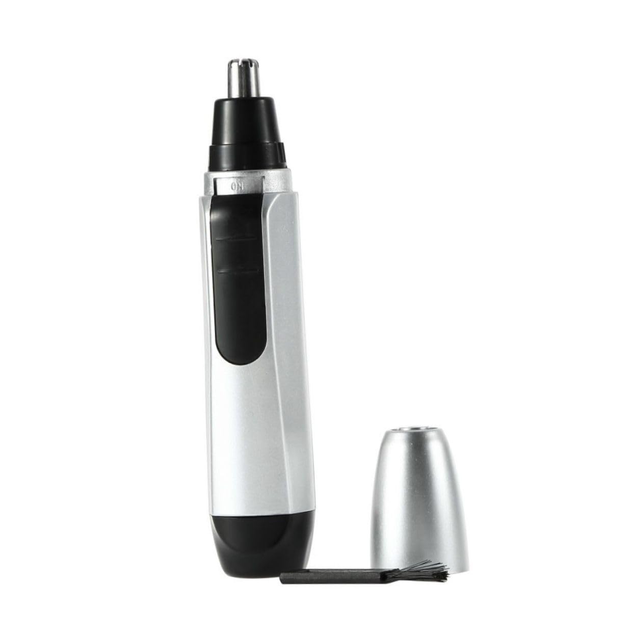 Professional Electric Hair Shaver for Men - Rechargeable Cordless Razor with Precision Blades for Face, Head, Nose & Ear Trimming - Silver | Perfect for Travel, Home & Gym Use