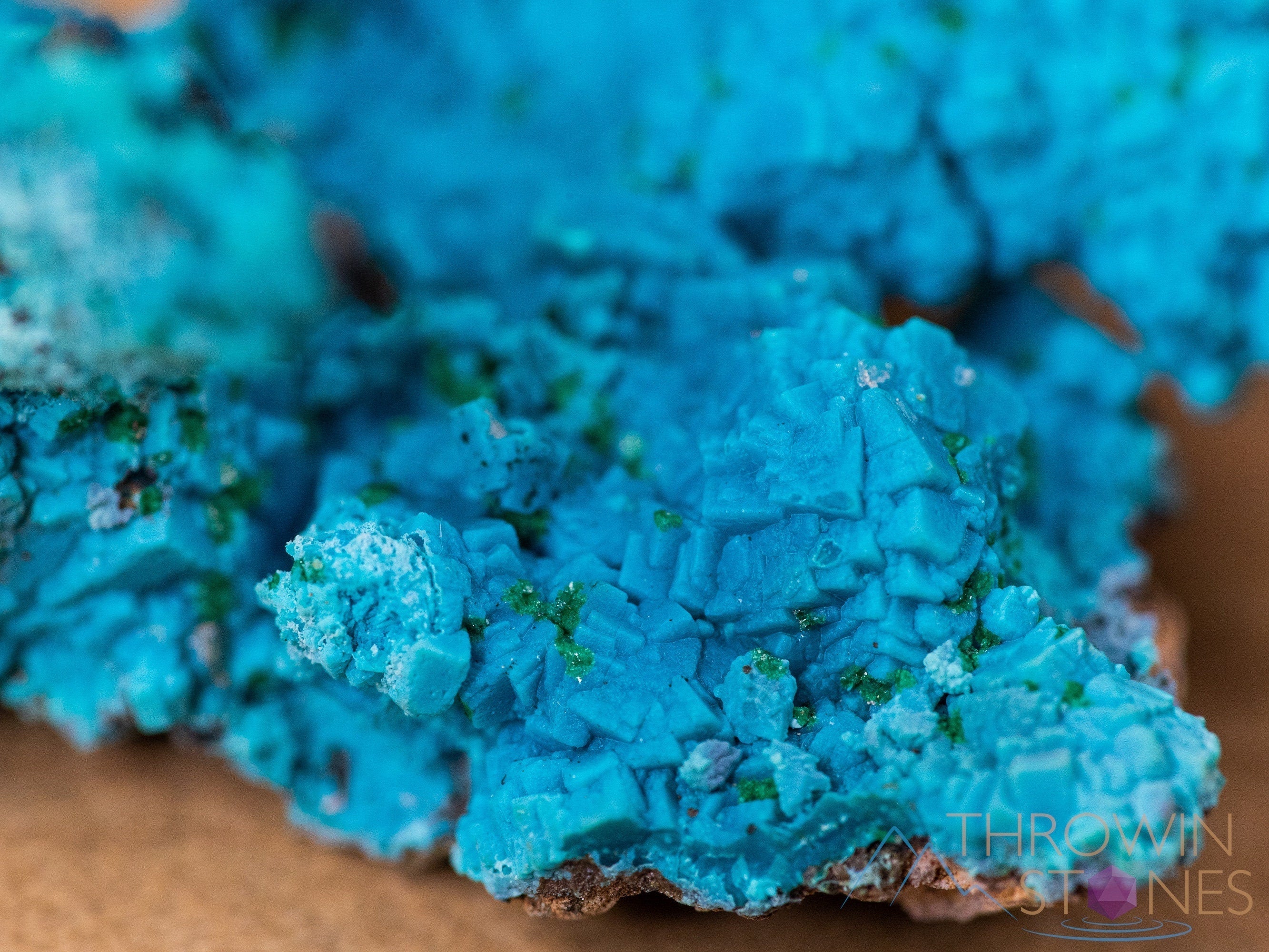 Natural CHRYSOCOLLA Pseudomorph after AZURITE & MALACHITE Raw Crystal with Calcite - Healing Stone Collection, Unique Housewarming Gift, Spiritual Home Decor for Meditation & Energy Cleansing | Raw Gemstone Specimen 40491