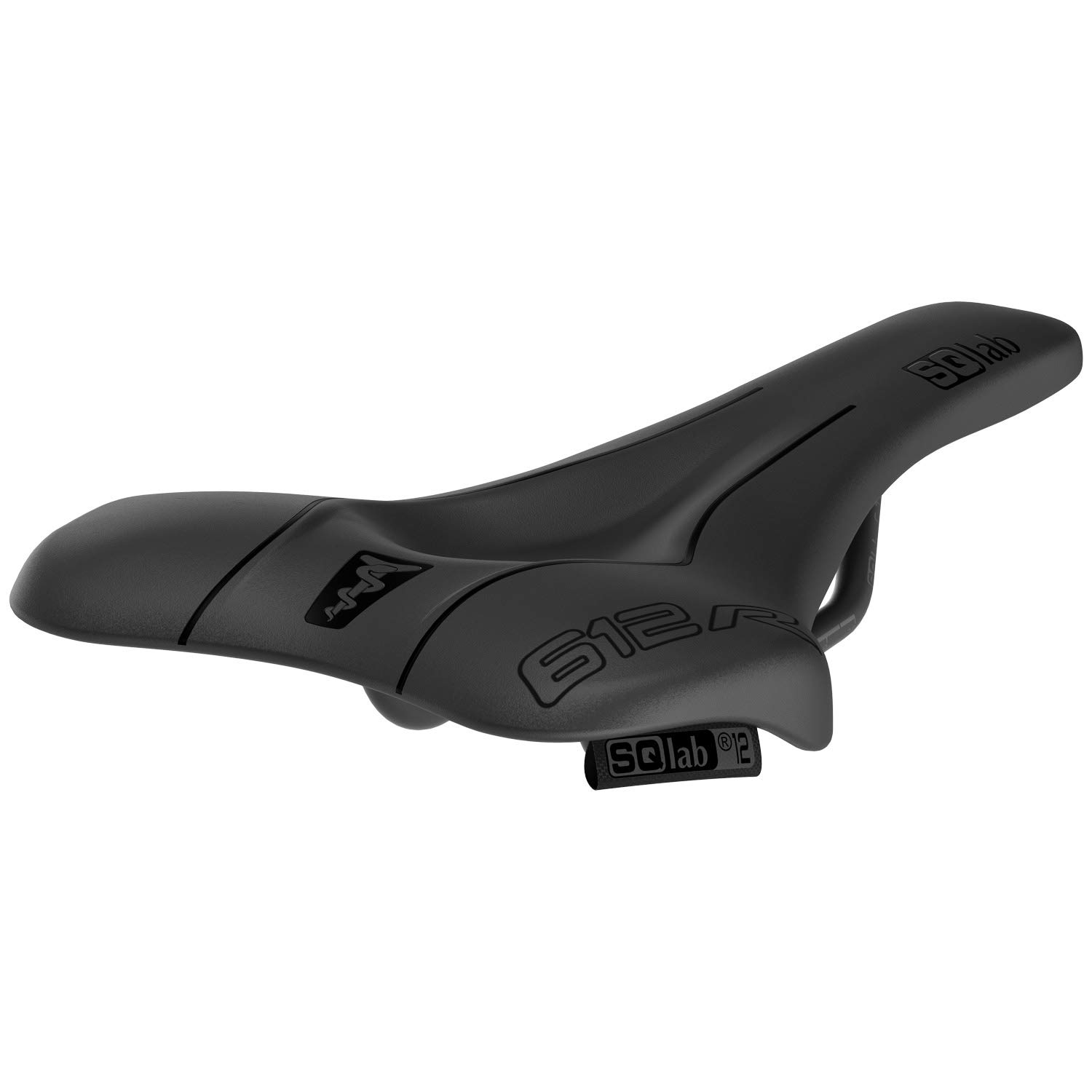 SQlab 612 Ergowave R Mountain Bike Saddle - Carbon Fiber Reinforced Polyamide Unisex MTB Saddle for Men & Women | Comfortable Cycling Seat for Trail Riding, Enduro & Cross-Country Biking