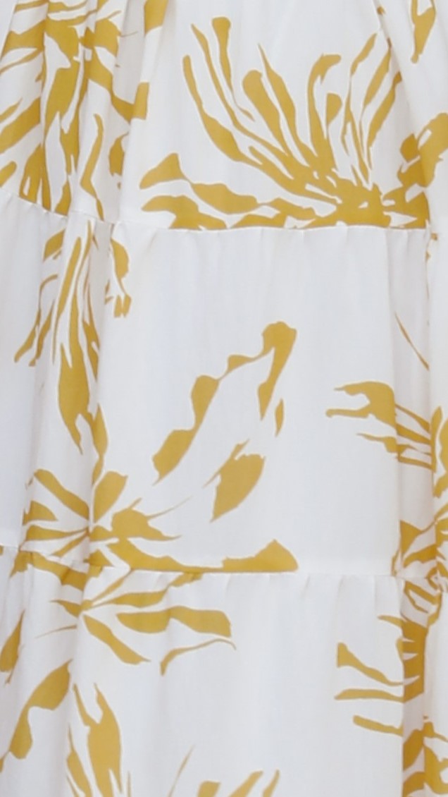 Bronty Mini Dress - Yellow Floral Print Summer Dress for Women | Casual & Party Wear | Perfect for Beach, Vacation & Date Nights
