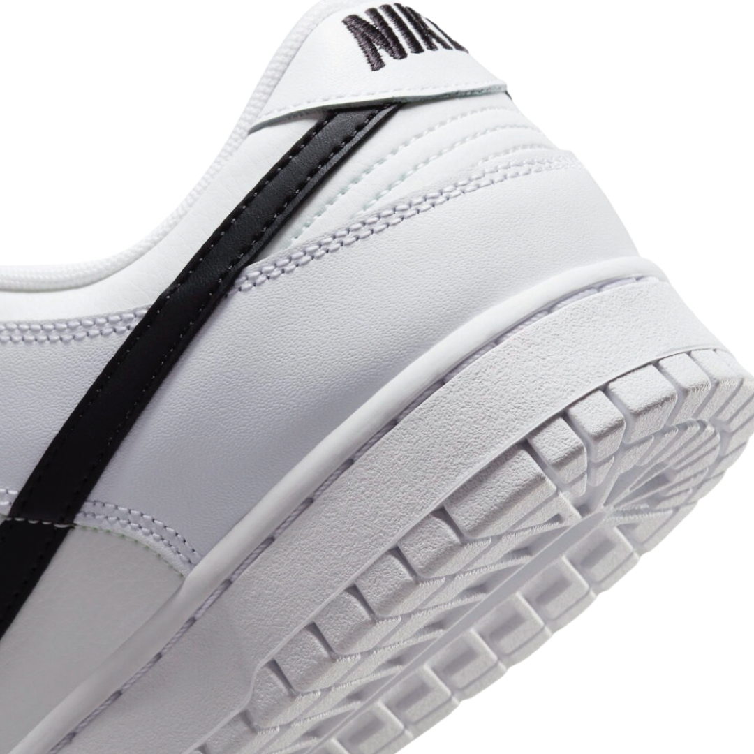 Nike Dunk Low Retro Men's Shoes - White Black Summit White Sneakers for Casual Wear & Street Style
