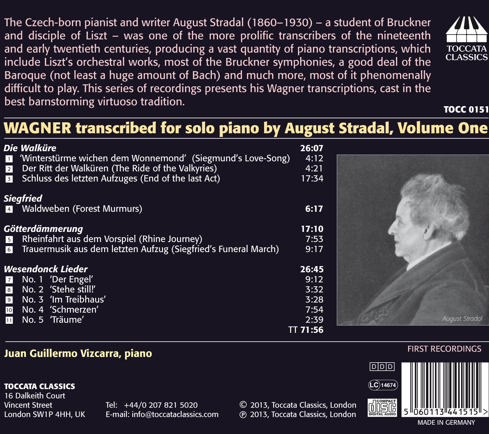 Wagner: Transcribed for Solo Piano, Vol. 1 - Classical Music Sheet for Piano Players | Perfect for Practice, Performance & Music Lovers