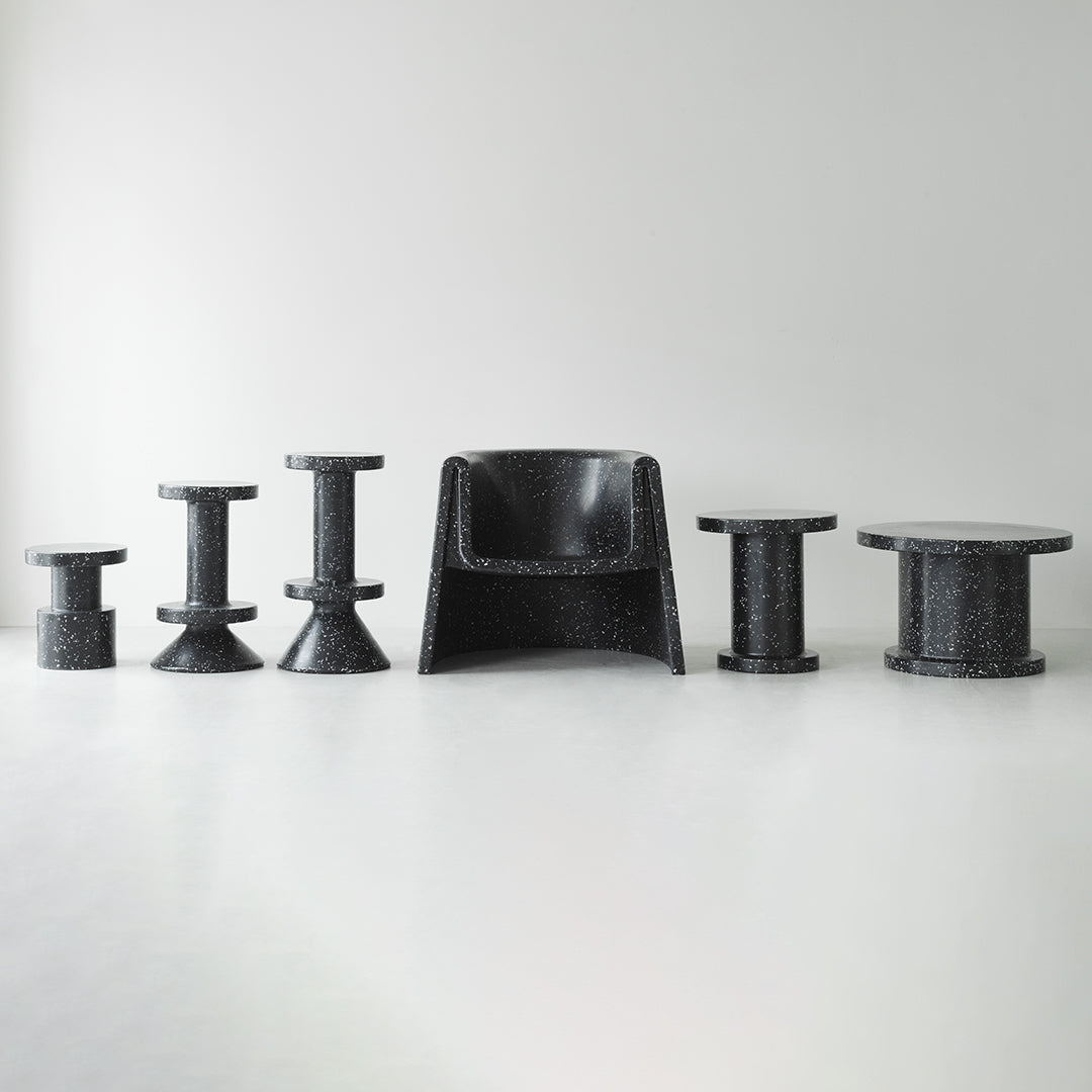 Bit Counter Stool - Adjustable Height Bar Stool for Kitchen Island, Breakfast Nook & Home Bar - Modern Industrial Style with Footrest - Perfect for Dining, Entertaining & Small Spaces