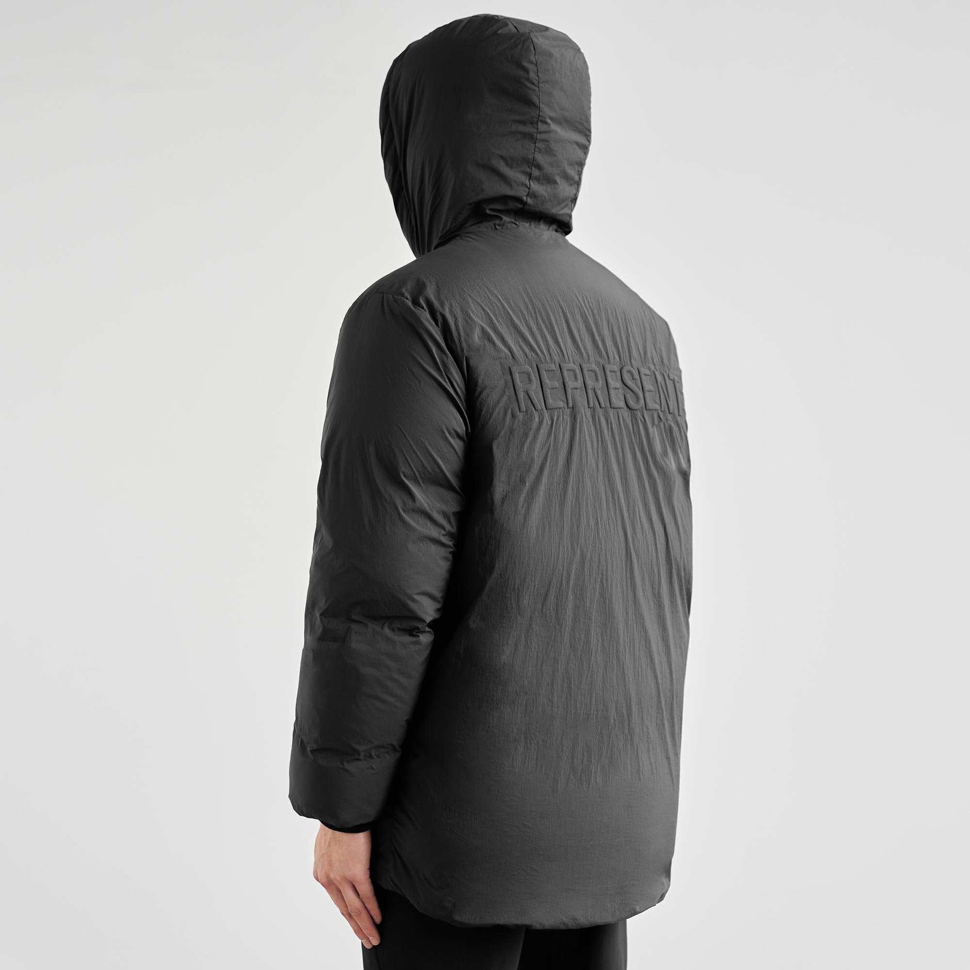 Black Puffer Parka Jacket for Women & Men - Lightweight Winter Coat for Cold Weather, Outdoor Activities & Daily Wear