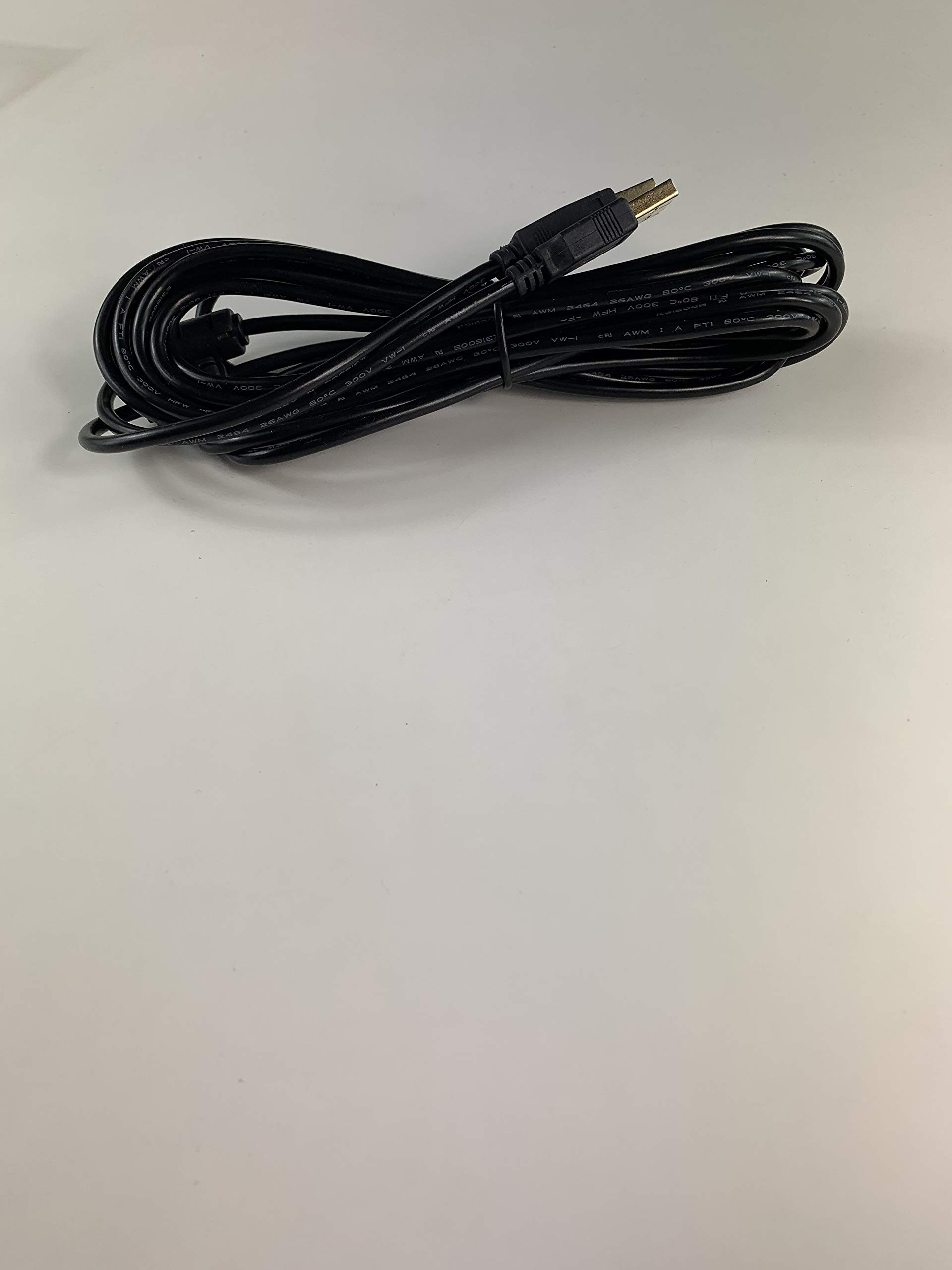 OMNIHIL 15ft High-Speed USB 2.0 Cable for NUMARK TT USB Turntable - Durable Audio Connection for DJ Mixing & Music Production