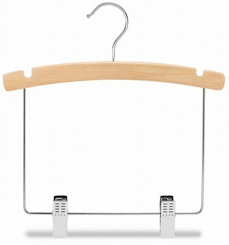 Natural Wooden Baby Clothes Hanger - 10 Pack, Eco-Friendly Nursery Organizer for Baby Clothes, Dresses & Accessories - Perfect for Baby Showers, Nursery Decor & Gift Giving