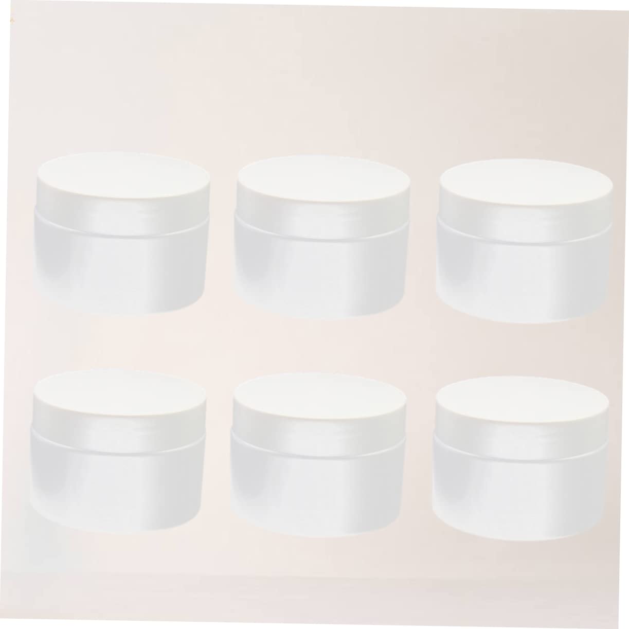 FOMIYES 6-Pack 15g Portable Mini Cream Bottles - Leak-Proof Travel Containers for Lotion, Serum & Samples | Perfect for Toiletries, Cosmetics & Skincare On-The-Go