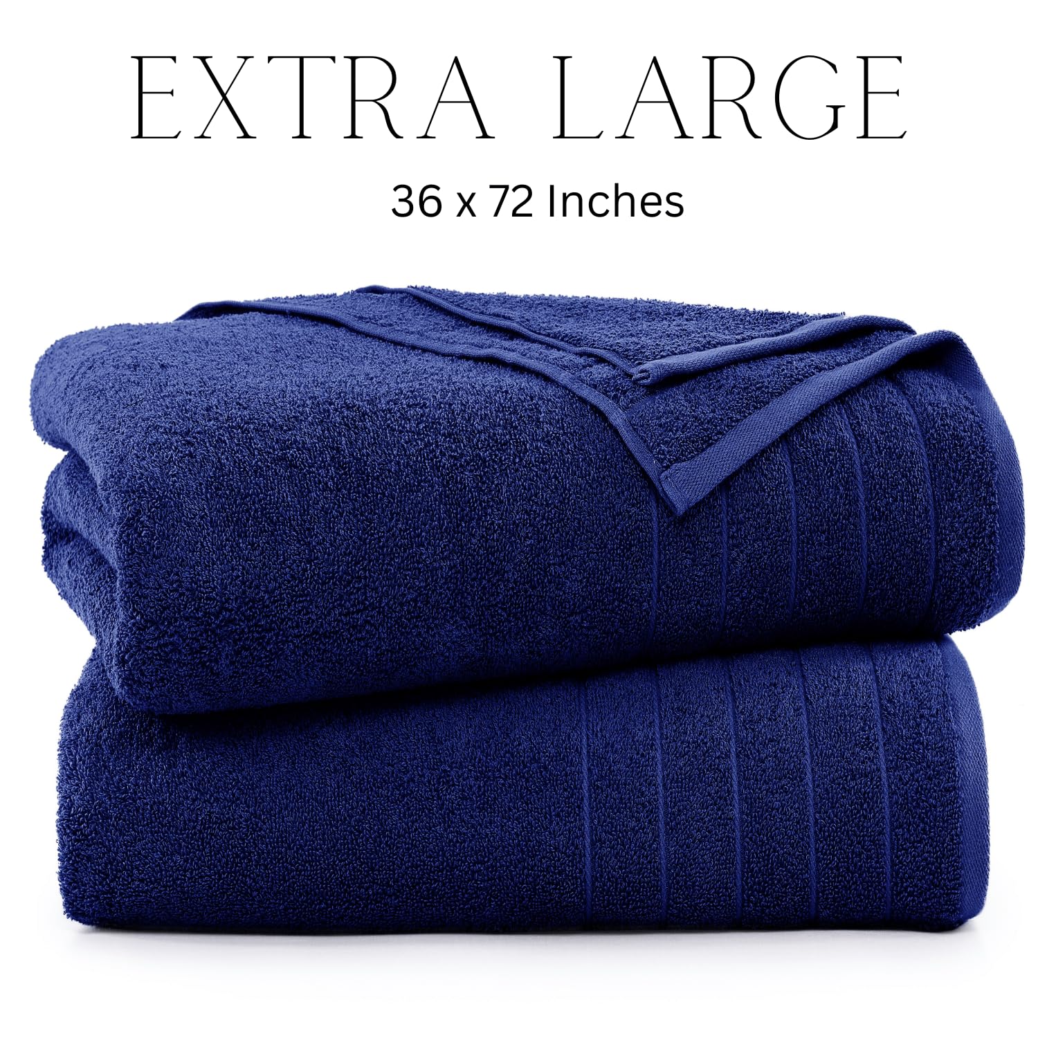 Premium Oversized Bath Sheet Towels 2-Pack (36