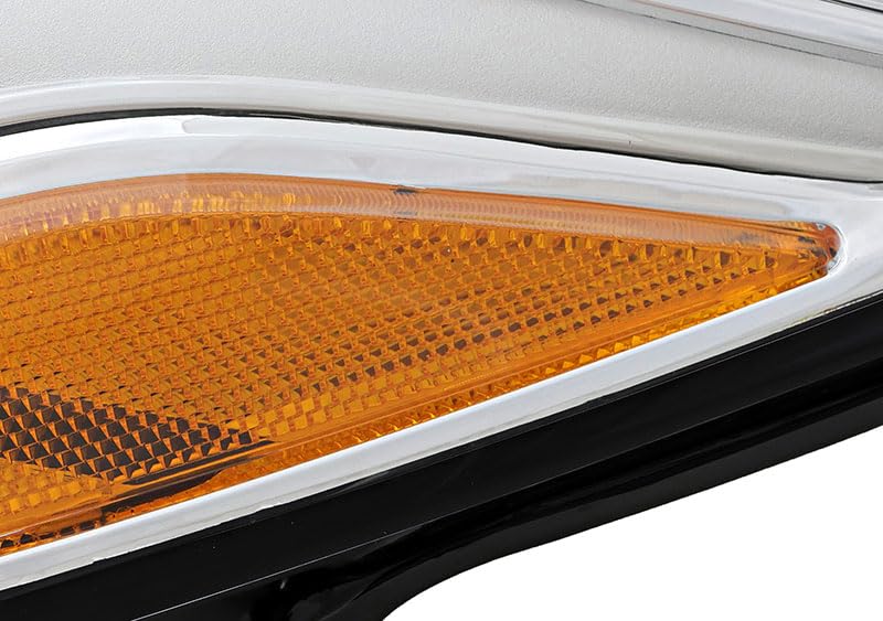 2017-2018 Nissan Murano Halogen Headlights Set - Driver & Passenger Side Replacement Lamps for Improved Night Driving Safety