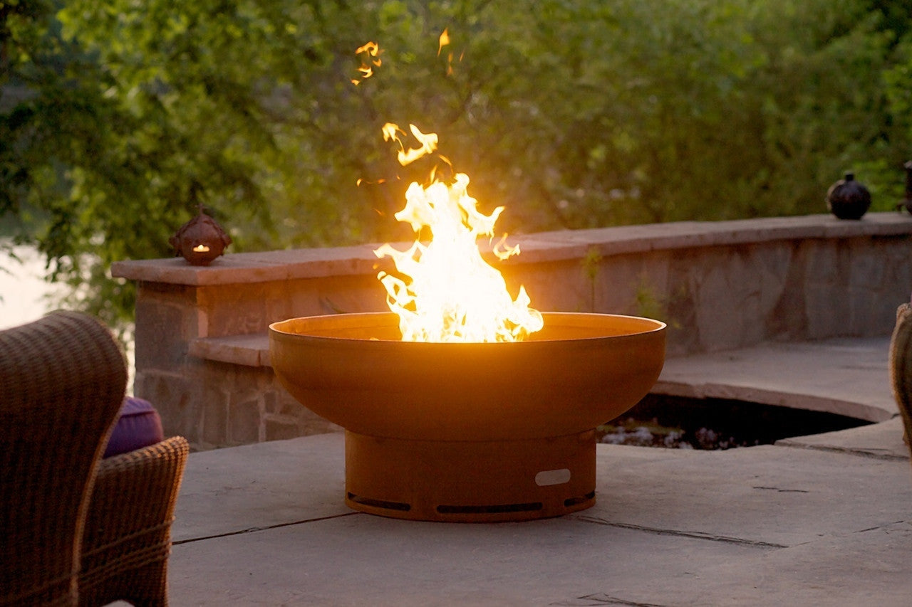 Low Boy Fire Pit - 30 & 36 Inch Outdoor Fire Pits for Backyard, Patio & Camping - Durable Steel Fire Bowl for Cozy Evenings & Gatherings