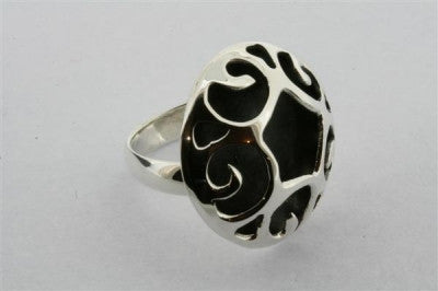 Oxidized Sterling Silver Vine Ring - Elegant Boho Jewelry for Women - Perfect for Weddings, Parties & Everyday Wear