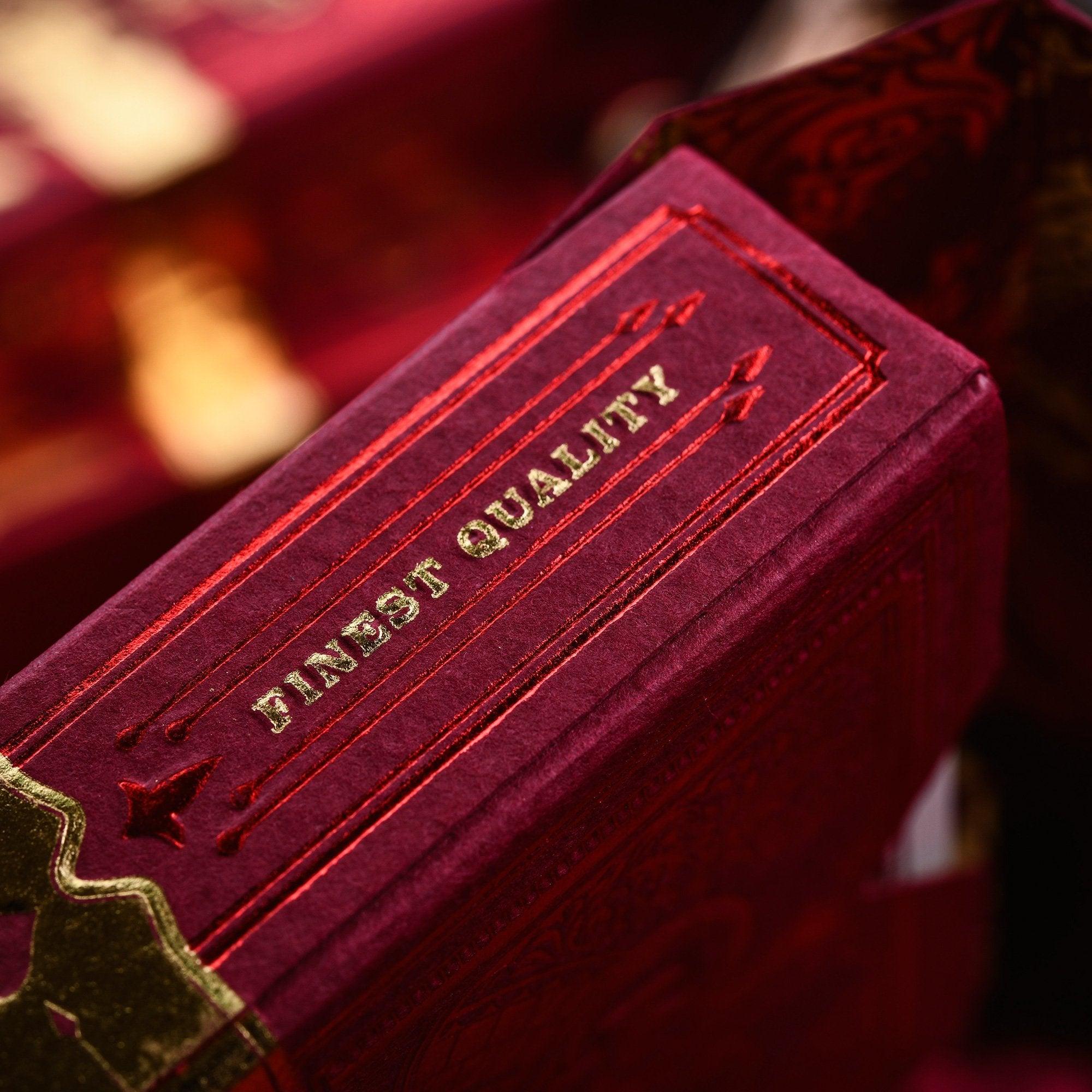 Premium Parlour Playing Cards - Red Stockholm17 Deck for Poker, Magic Tricks & Collectors | Elegant Design for Game Nights & Cardistry