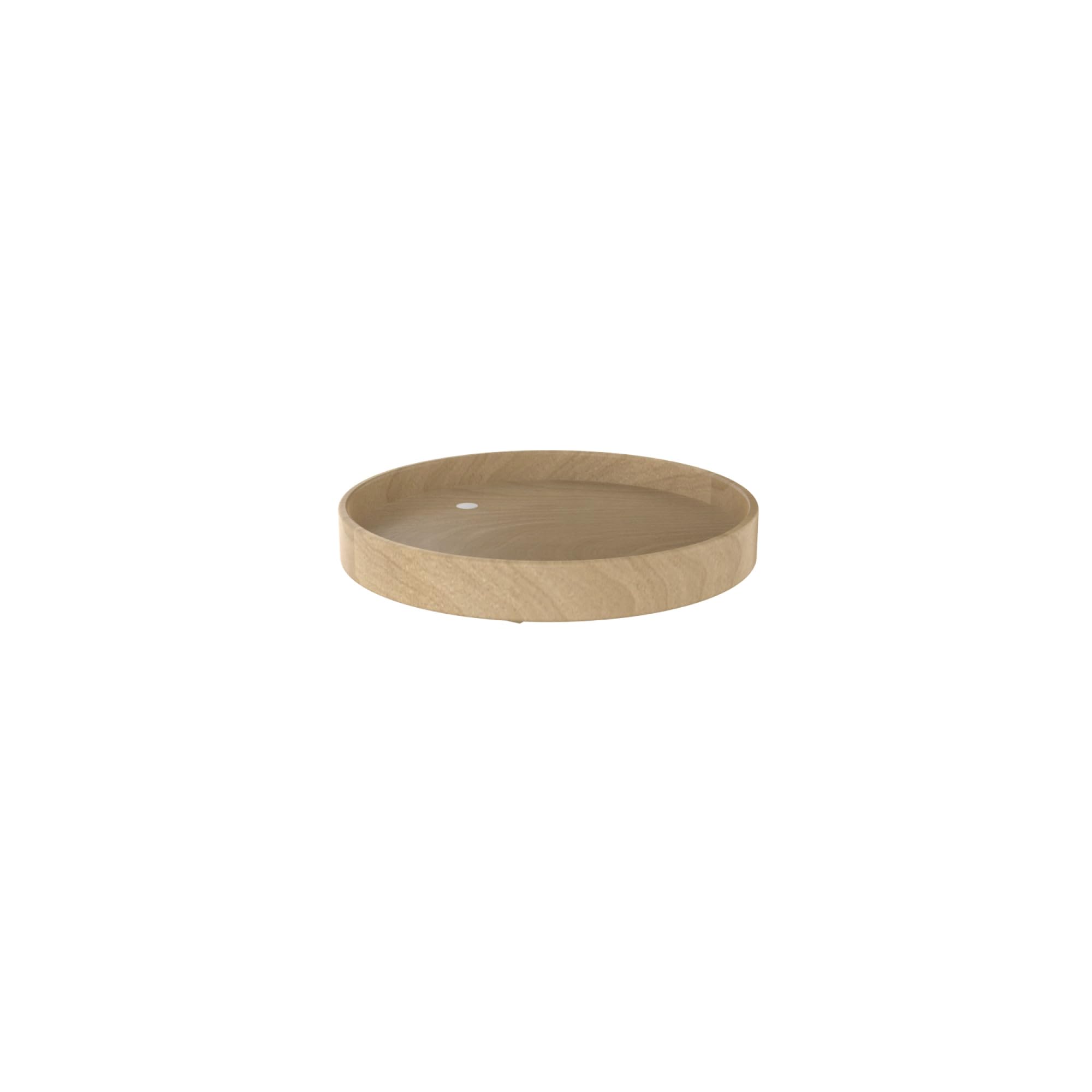 Natural Wood Full-Circle Lazy Susan Turntable Shelf for Kitchen Corner Cabinets - Spice Rack Organizer for Pantry, Spices, and Condiments - Perfect for Small Space Storage and Easy Access to Kitchen Essentials