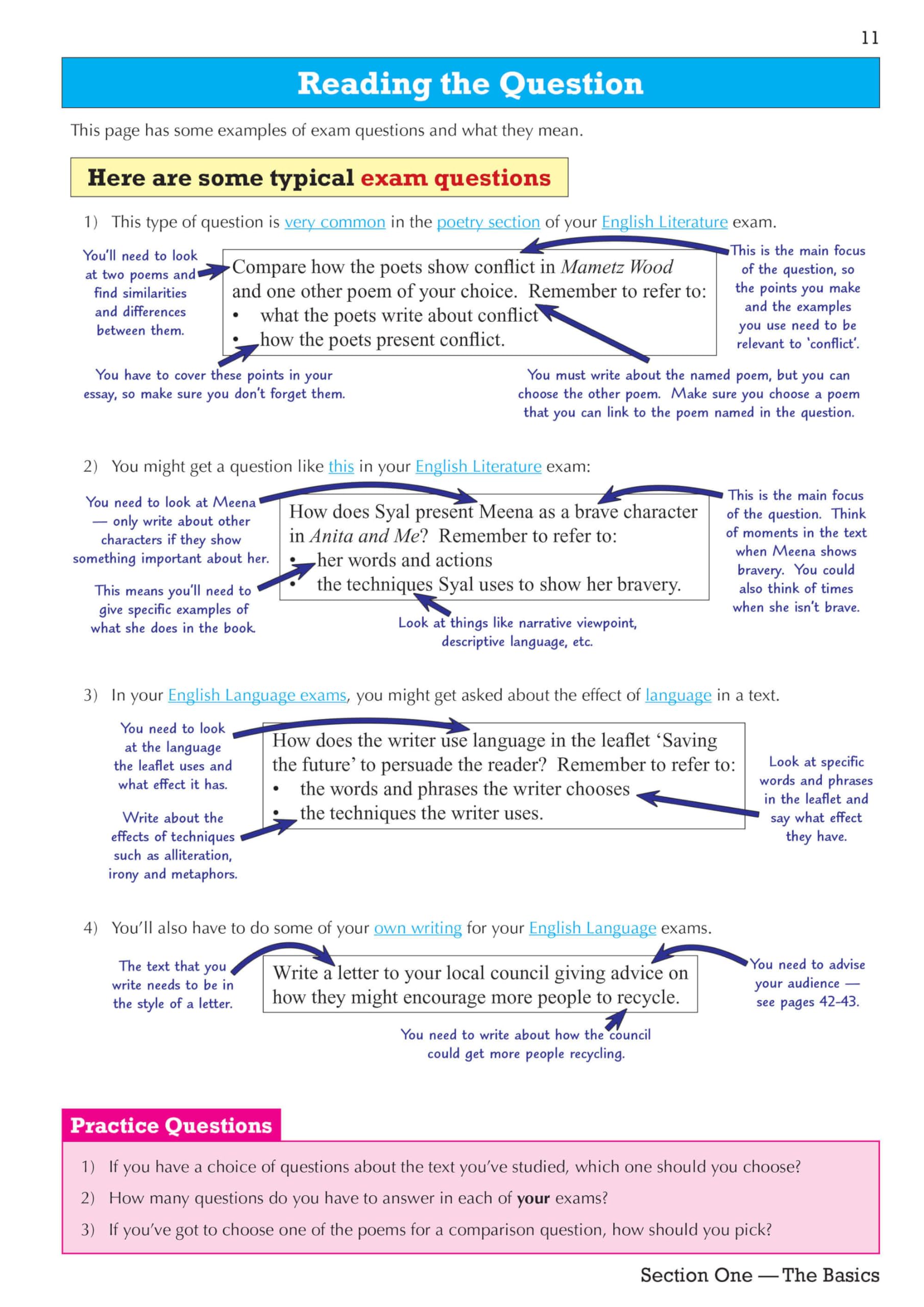 GCSE English Writing Skills Revision Guide with Online Edition - 2025 & 2026 Exam Prep | CGP GCSE English Study Book | Perfect for Home Learning & Classroom Use