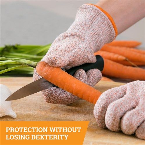 Sharp Shield Cut Resistant Gloves - High Performance Safety Gloves for Kitchen, Construction & Outdoor Work - Durable & Comfortable Protection for Hands