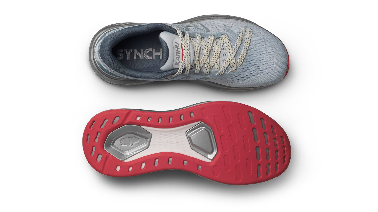 Women's Synchron 2.0 Hivo Running Shoes - Skywriting/Cayenne Color - Lightweight & Breathable for Jogging, Gym Workouts & Daily Wear
