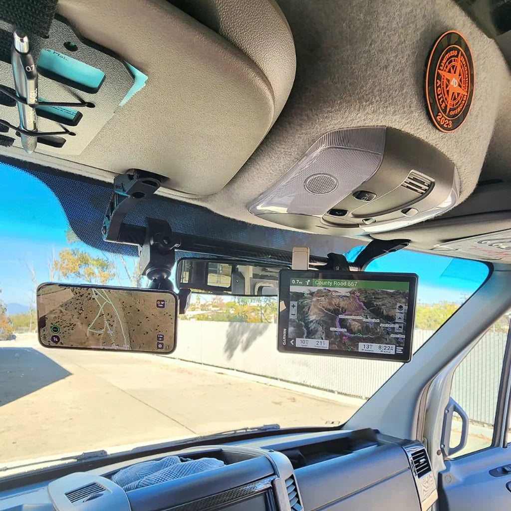 TerraX Visordok Tube for 2007+ Mercedes Sprinter Van - Durable Sun Visor Replacement for Enhanced Driving Comfort - Perfect for Road Trips and Daily Commutes