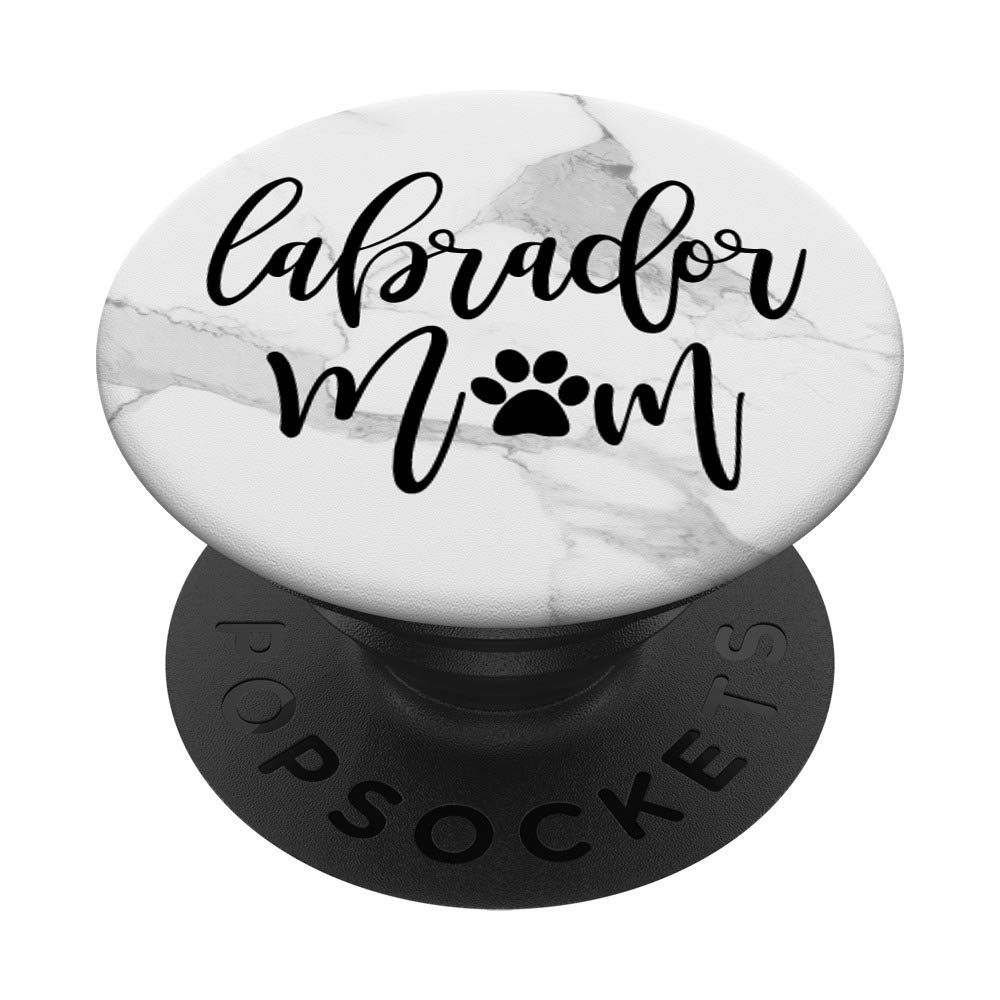 Labrador Retriever Mom PopSockets PopGrip - Swappable Phone Grip for iPhone & Android | Perfect Gift for Dog Lovers & Labrador Owners | Use for Phones, Tablets, and Daily Commute