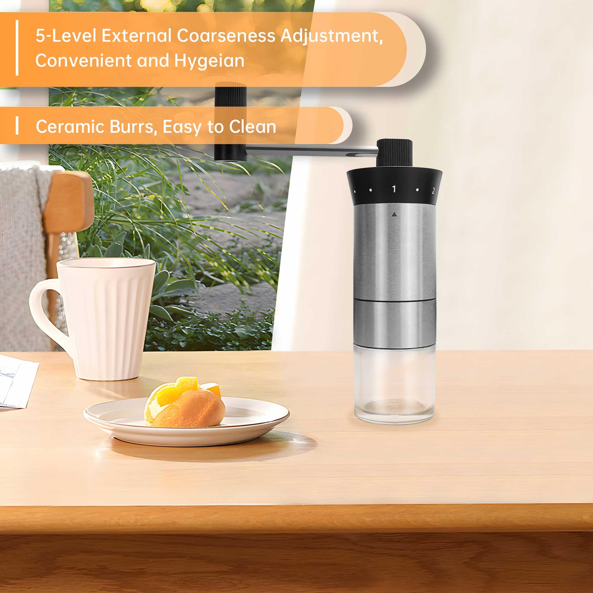 Premium Pour Over Coffee Kit - All-in-One Hand Drip Coffee Maker Set with Manual Grinder | Perfect for Home, Office & Camping | Great Anniversary & Birthday Gift for Coffee Lovers