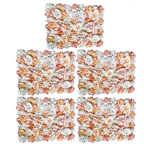 5pcs Champagne+white