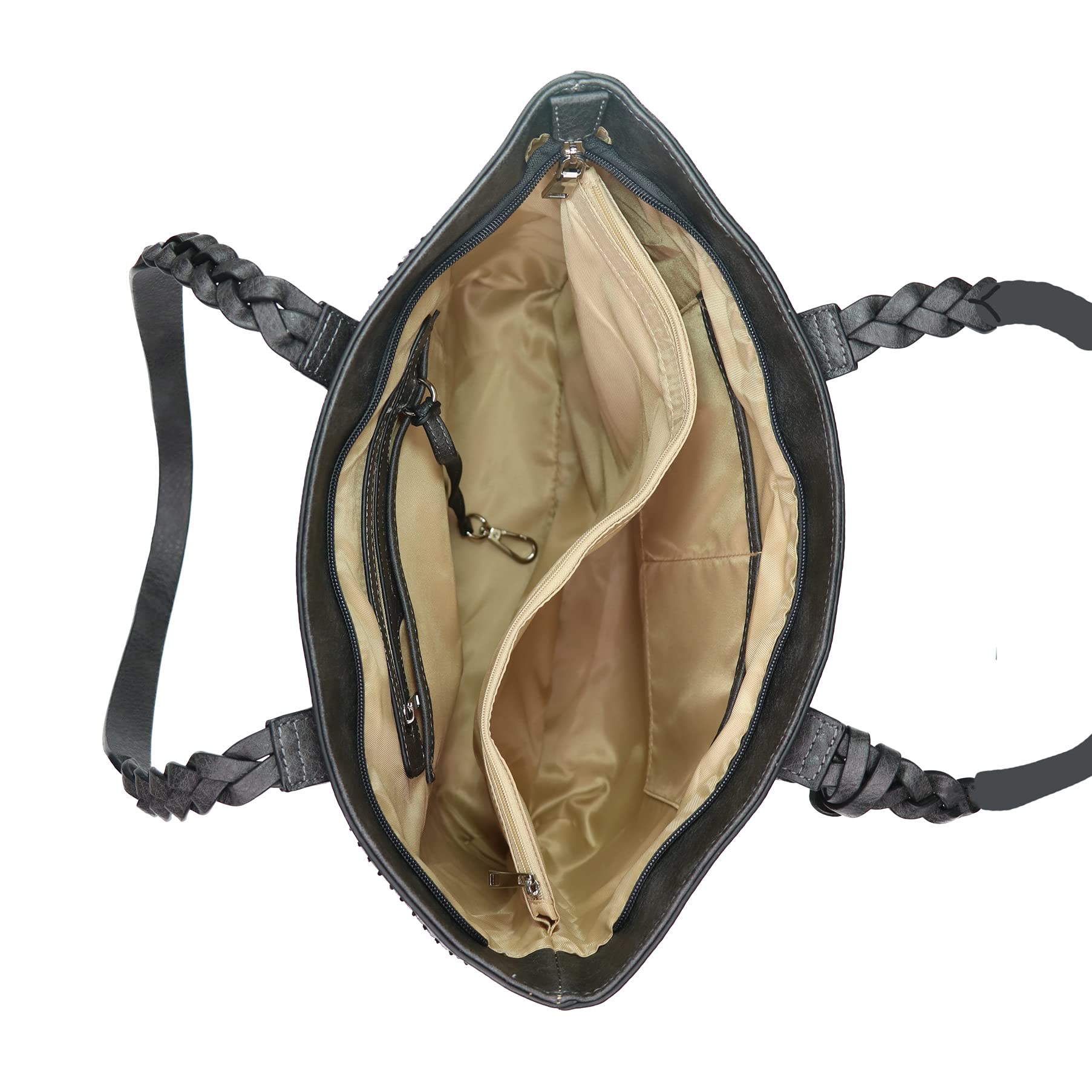 Concealed Carry Purse for Women - Locking Cora Stitched Gun Tote with Secure Zipper Pocket | Perfect for Everyday Use, Travel & Personal Safety