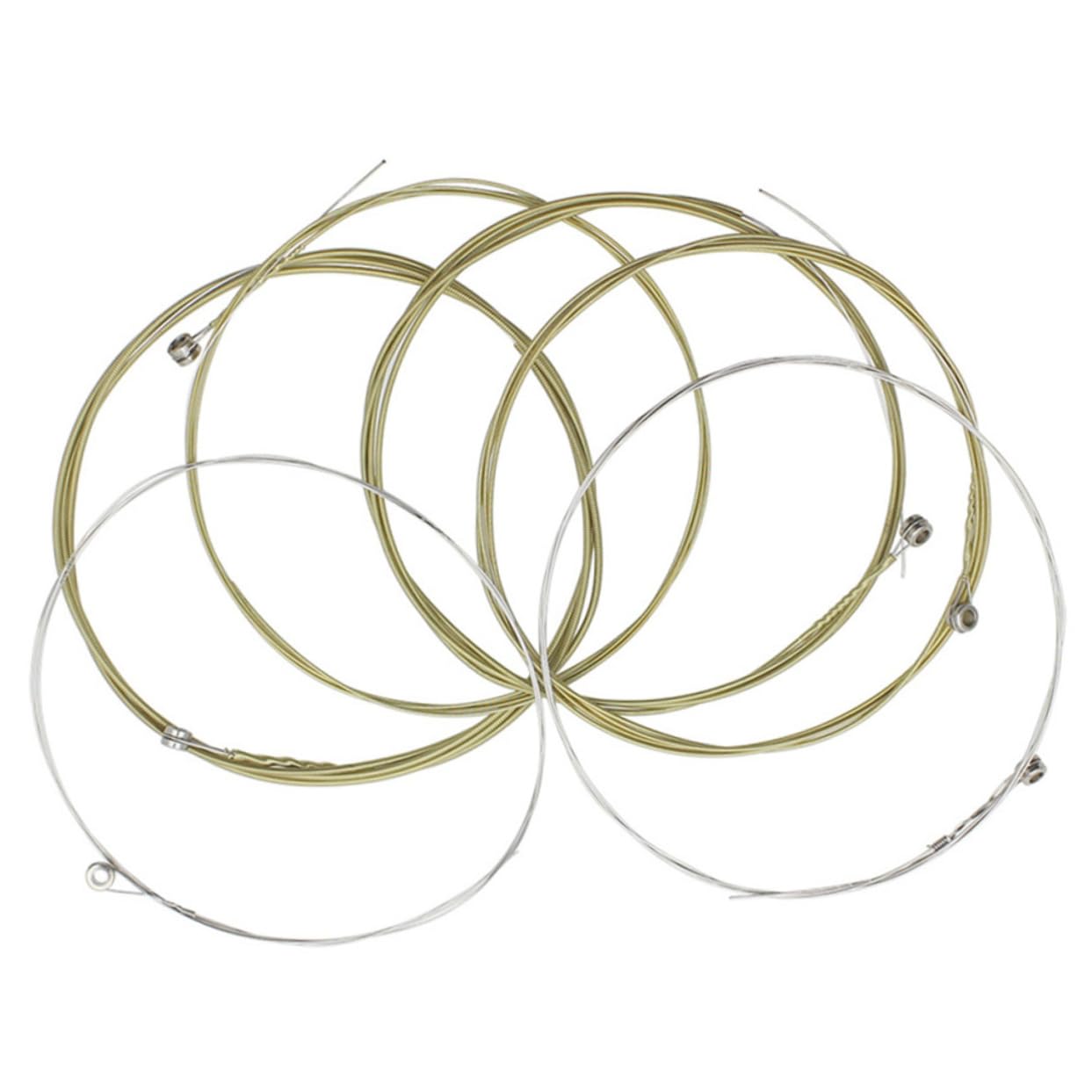 6PCS Folk Steel Guitar Strings - Stainless Steel Strings for Acoustic & Electric Guitars - Perfect for Performances, Practice & Studio Recording