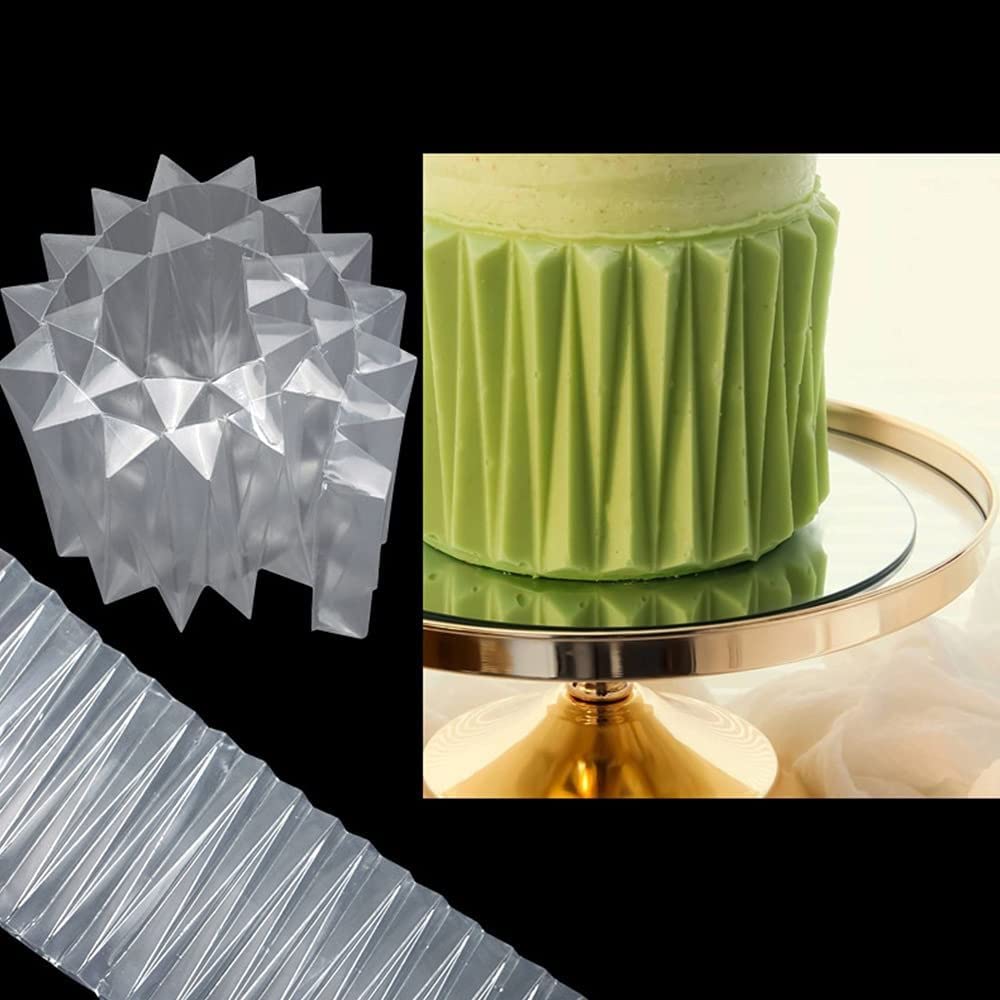 Clear Acrylic Mousse Cake Ring Mold - Chocolate Baking Tool for DIY Desserts, Pastry, and Mousse Cakes - Perfect for Home Bakers and Professional Chefs