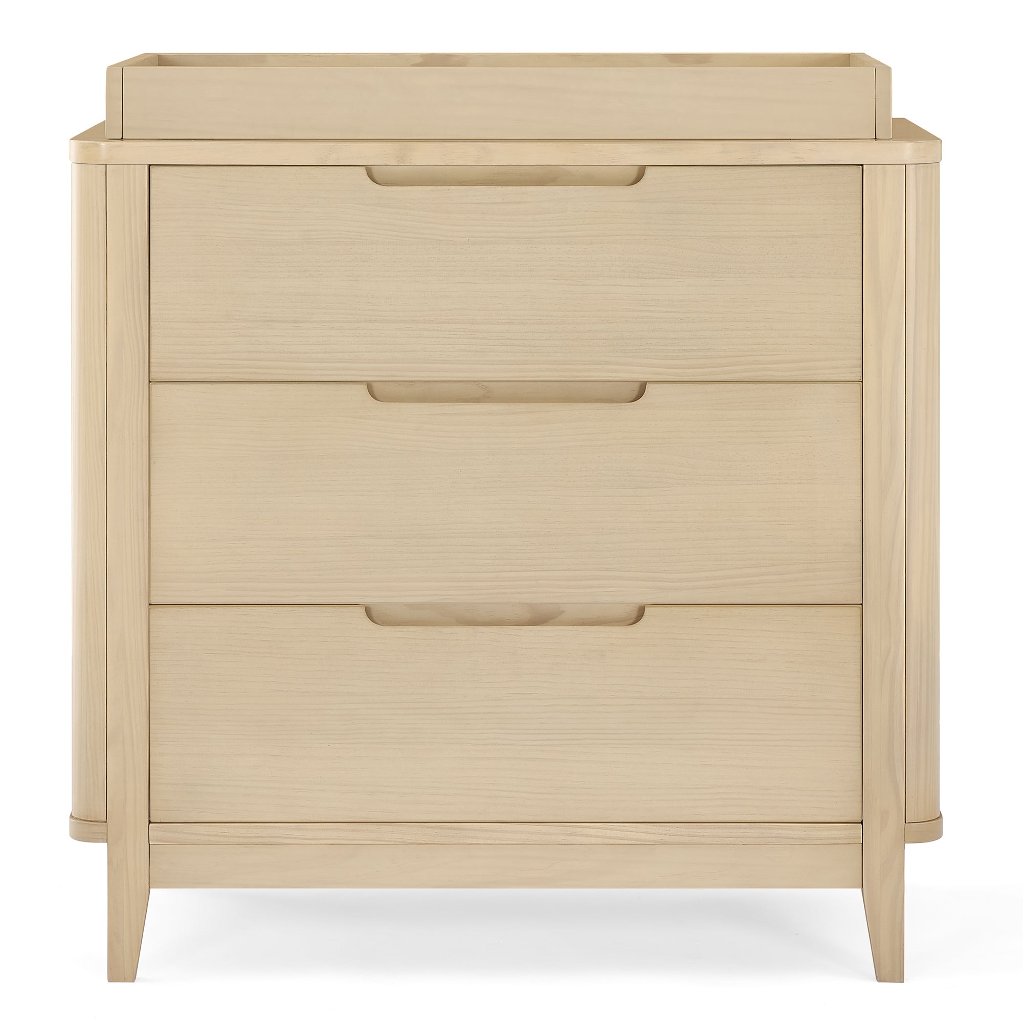 Noah 3 Drawer Dresser with Changing Top & Interlocking Drawers - Nursery Storage Solution for Baby Clothes, Diapers & Essentials | Perfect for Newborns & Toddlers