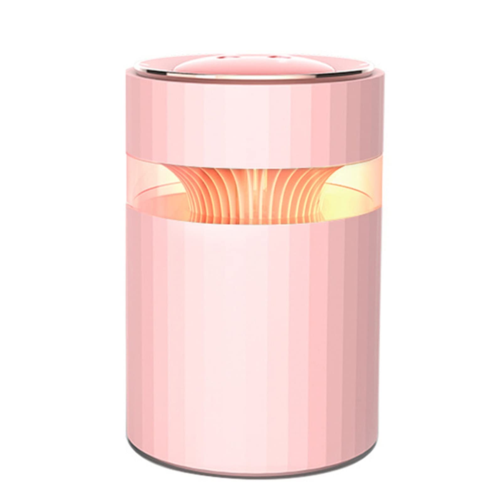 900ml Ultrasonic Cool Mist Humidifier with 7-Color LED Night Light - USB Double Spray Air Diffuser for Home, Office, Nursery & Bedroom - Pink (Perfect for Dry Air Relief & Aromatherapy)