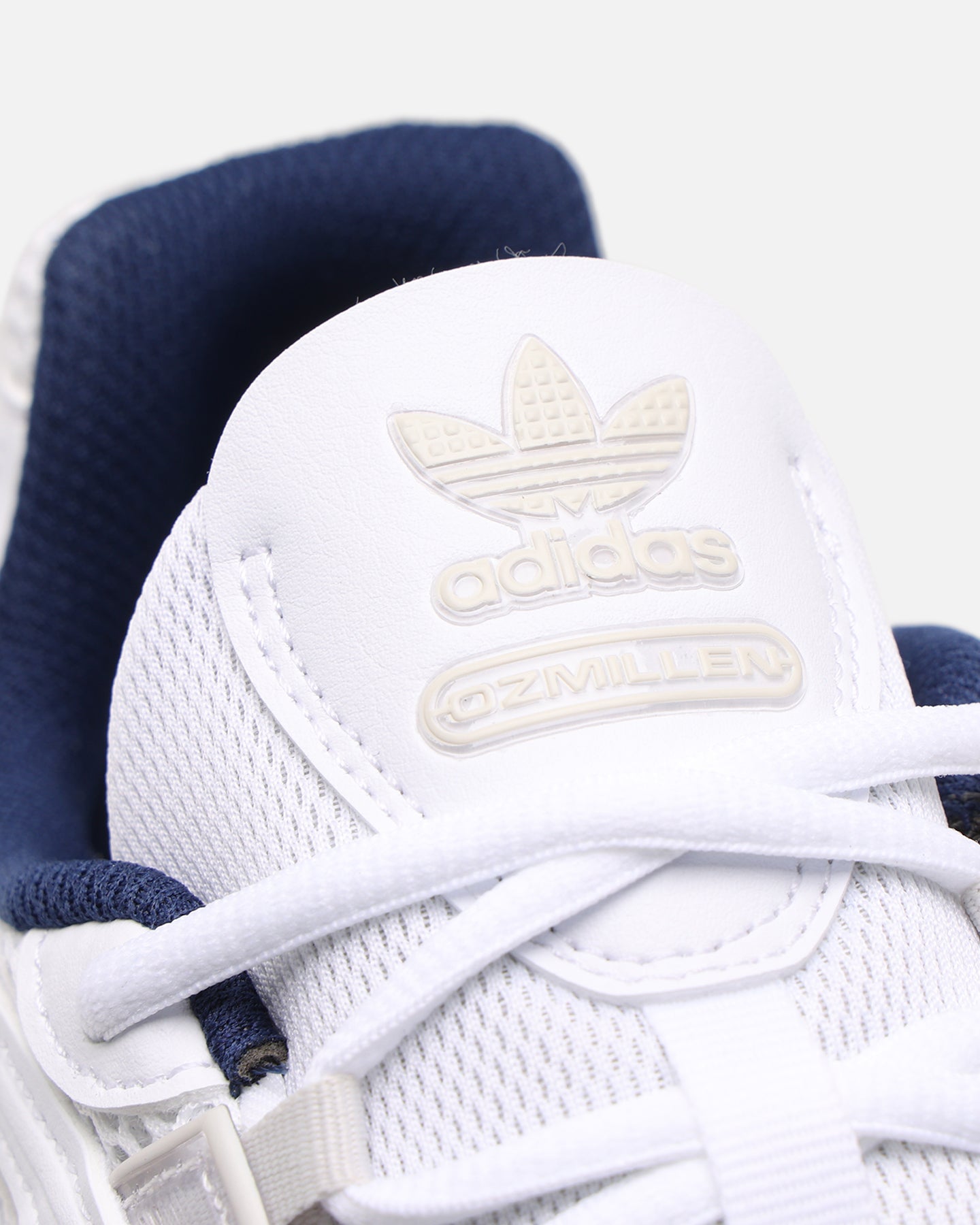 Adidas Ozmillen Running Shoes for Men - Grey Two/Core Black/Royal Blue - Lightweight & Comfortable for Jogging, Gym, and Daily Wear