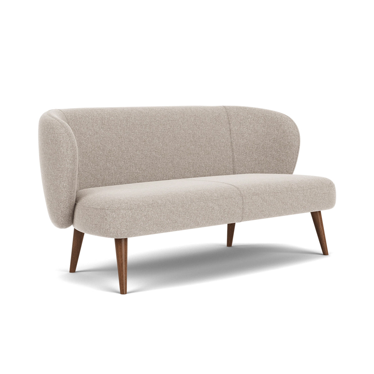 Kathleen Fabric 2 Seater Sofa - Modern Living Room Furniture for Small Spaces | Perfect for Apartments, Condos & Cozy Homes