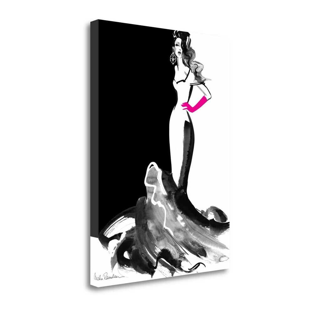 Elegant Ball Gown Fine Art Print by Aasha Ramdeen - Gallery Wrapped Canvas Wall Art, Ready to Hang - Perfect for Living Room, Bedroom & Office Decor